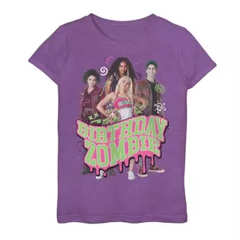 Футболка с рисунком на день рождения для девочек 7–16 лет Disney's Zombies Licensed Character