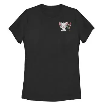 Футболка с рисунком на левой груди Disney's Moana Juniors Pua Hei Hei Licensed Character