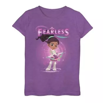 Футболка с рисунком Nella The Princess Knight Fearless для девочек 7–16 лет Licensed Character