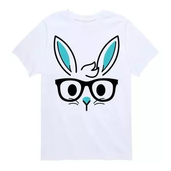 Футболка с рисунком Nerd Bunny для мальчиков 8–20 лет Licensed Character, белый