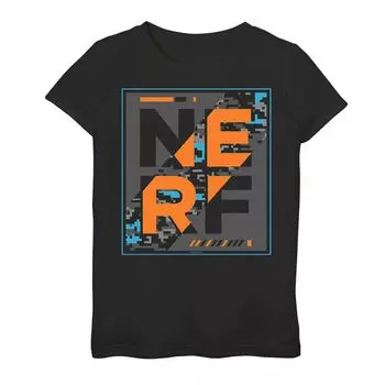 Футболка с рисунком Nerf Cammoed для девочек 7–16 лет Licensed Character