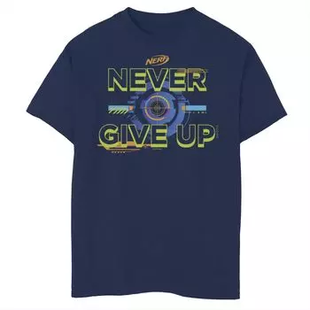 Футболка с рисунком Nerf Never Give Up для мальчиков 8–20 лет Licensed Character