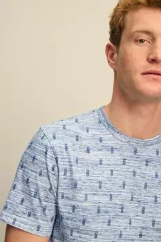 Футболка с рисунком Next, синий