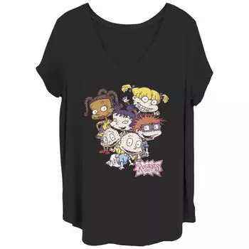 Футболка с рисунком Nickelodeon Rugrats Babies Group для юниоров больших размеров Nickelodeon