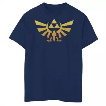Футболка с рисунком Nintendo Gradient Force Badge для мальчиков 8–20 лет Licensed Character