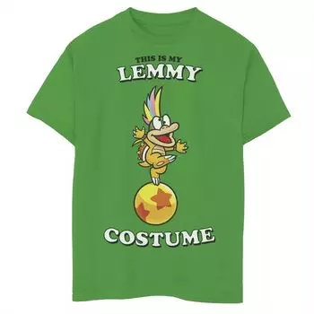 Футболка с рисунком Nintendo Lemmy для мальчиков 8–20 лет Licensed Character