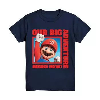 Футболка с рисунком Nintendo Mario для мальчиков 8–20 лет Licensed Character