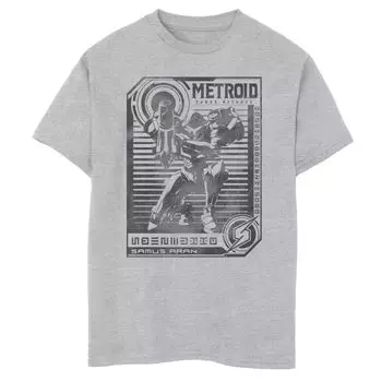 Футболка с рисунком Nintendo Metroid для мальчиков 8–20 лет Licensed Character