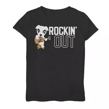 Футболка с рисунком Nintendo Rockin Out для девочек 7–16 лет Licensed Character