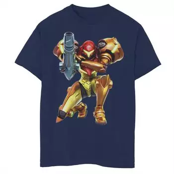 Футболка с рисунком Nintendo Samus Smash для мальчиков 8–20 лет Licensed Character