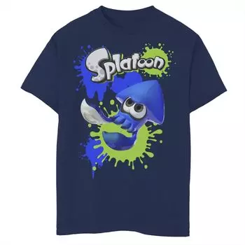 Футболка с рисунком Nintendo Splatoon Spleediddle для мальчиков 8–20 лет Licensed Character