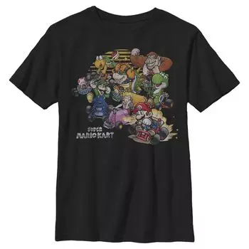 Футболка с рисунком Nintendo Sunset Kartin для мальчиков 8–20 лет Licensed Character