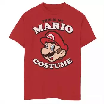 Футболка с рисунком Nintendo Super Mario для мальчиков 8–20 лет Licensed Character