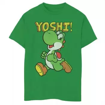 Футболка с рисунком Nintendo Super Mario It Yoshi для мальчиков 8–20 лет Licensed Character