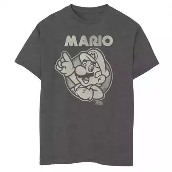 Футболка с рисунком Nintendo Super Mario So Mario для мальчиков 8–20 лет Licensed Character