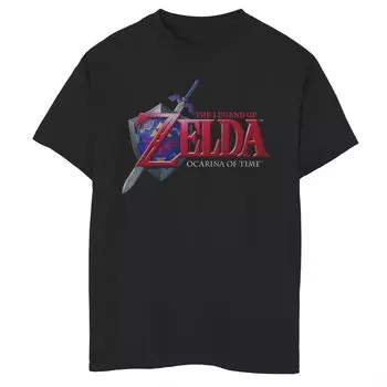 Футболка с рисунком Nintendo Zelda Hey Ocarina для мальчиков 8–20 лет Licensed Character