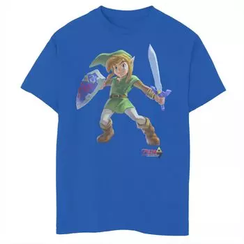 Футболка с рисунком Nintendo Zelda «Связь между мирами» для мальчиков 8–20 лет Licensed Character