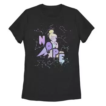 Футболка с рисунком Nope Constellations Питера Пэна Диснея Tinkerbell Juniors Licensed Character