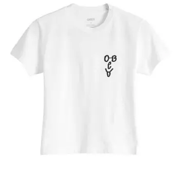 Футболка с рисунком Obey, белый