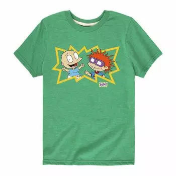 Футболка с рисунком «Ох уж эти Томми и Чаки» для мальчиков 8–20 лет Nickelodeon