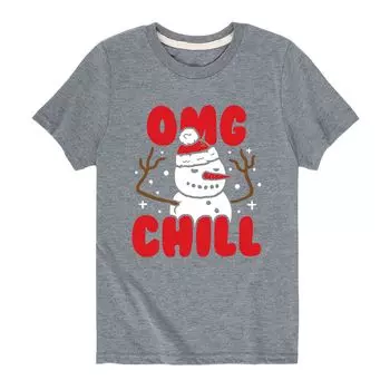 Футболка с рисунком Omg Chill для мальчиков 8–20 лет Licensed Character