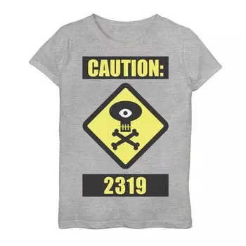 Футболка с рисунком «Осторожно 2319» Disney/Pixar’s Monsters University для девочек 7–16 лет Disney / Pixar