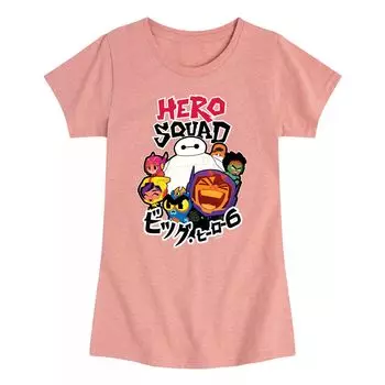 Футболка с рисунком «Отряд героев» для девочек 7–16 лет Disney/Pixar's Big Hero 6 Licensed Character