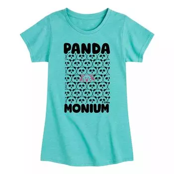 Футболка с рисунком Panda Monium для девочек 7–16 лет Disney/Pixar's Turning Red Licensed Character, синий