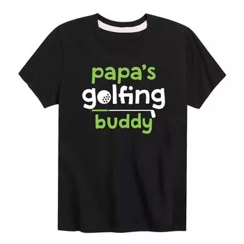 Футболка с рисунком Papa's Golfing Buddy для мальчиков 8–20 лет Licensed Character