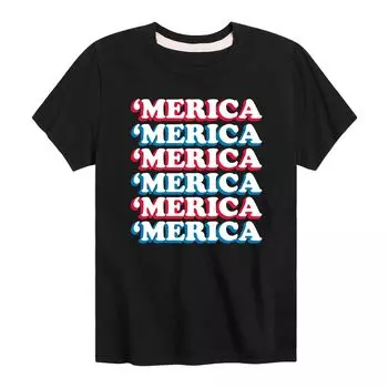 Футболка с рисунком Patriotic Merica для мальчиков 8–20 лет Licensed Character