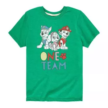 Футболка с рисунком Paw Patrol One Team для мальчиков 8–20 лет Licensed Character