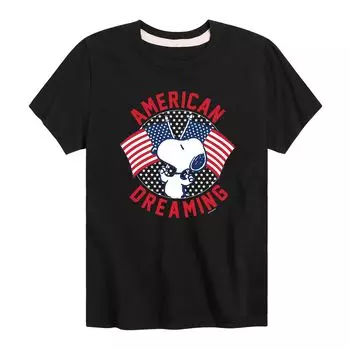 Футболка с рисунком Peanuts American Dreaming для мальчиков 8–20 лет Licensed Character