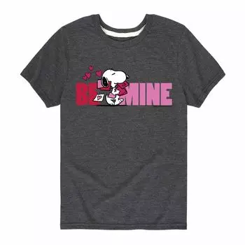 Футболка с рисунком «Peanuts Be Mine» для мальчиков 8–20 лет и принтом ко Дню святого Валентина Licensed Character