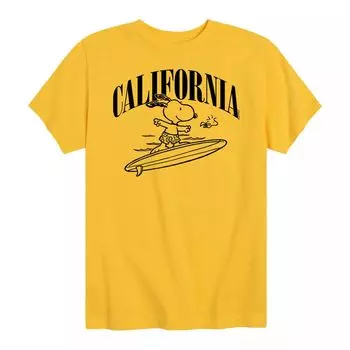 Футболка с рисунком Peanuts California Surfing для мальчиков 8–20 лет Licensed Character
