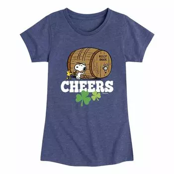 Футболка с рисунком Peanuts Cheers Root Beer для девочек 7–16 лет Licensed Character