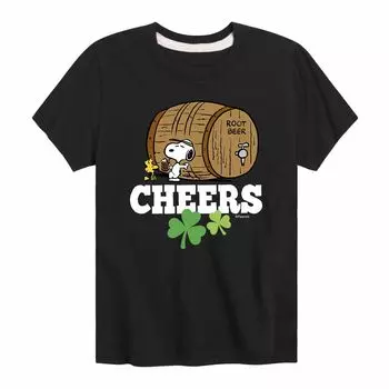 Футболка с рисунком Peanuts Cheers Root Beer для мальчиков 8–20 лет Licensed Character