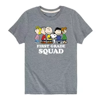 Футболка с рисунком Peanuts First Grade Squad для мальчиков 8–20 лет Licensed Character