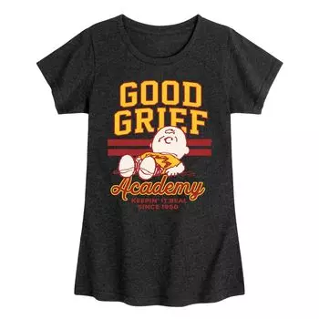 Футболка с рисунком Peanuts Good Grief Academy для девочек 7–16 лет Licensed Character
