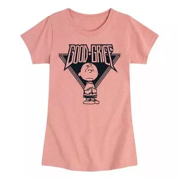 Футболка с рисунком Peanuts Good Grief для девочек 7–16 лет Licensed Character