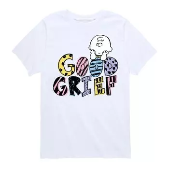 Футболка с рисунком Peanuts Good Grief для мальчиков 8–20 лет Licensed Character