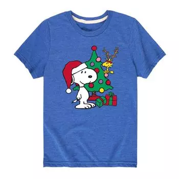 Футболка с рисунком Peanuts Happy Holiday для мальчиков 8–20 лет Licensed Character
