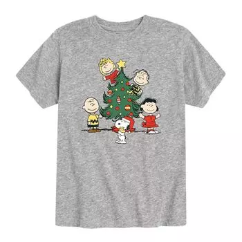 Футболка с рисунком Peanuts Oh Christmas Tree для мальчиков 8–20 лет Licensed Character