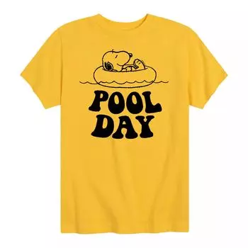 Футболка с рисунком Peanuts Peanuts Pool Day для мальчиков 8–20 лет Licensed Character