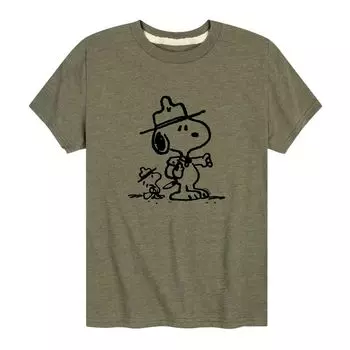 Футболка с рисунком Peanuts Scout Pals для мальчиков 8–20 лет Licensed Character