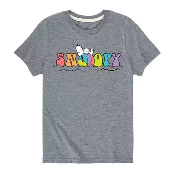 Футболка с рисунком Peanuts Snoopy Beachball для мальчиков 8–20 лет Licensed Character