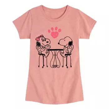 Футболка с рисунком Peanuts Snoopy Belle для девочек 7–16 лет Licensed Character