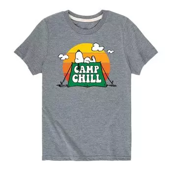 Футболка с рисунком Peanuts Snoopy Camp Chill для мальчиков 8–20 лет Licensed Character