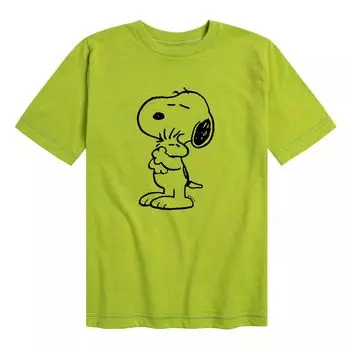 Футболка с рисунком Peanuts Snoopy и Woodstock для мальчиков 8–20 лет Licensed Character
