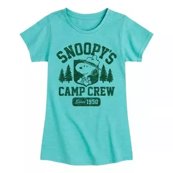 Футболка с рисунком Peanuts Snoopy's Camp Crew для девочек 7–16 лет Licensed Character