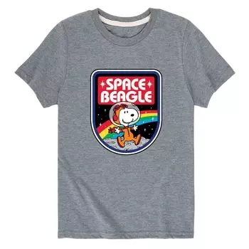 Футболка с рисунком Peanuts Snoopy Space Beagle для мальчиков 8–20 лет Licensed Character